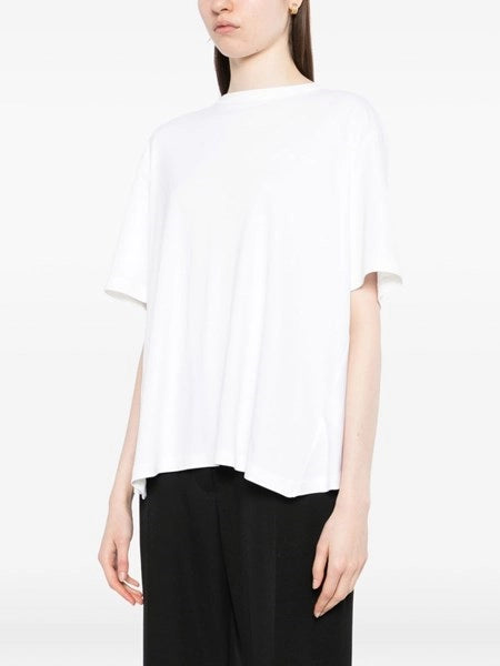 T-shirt in cotone e seta