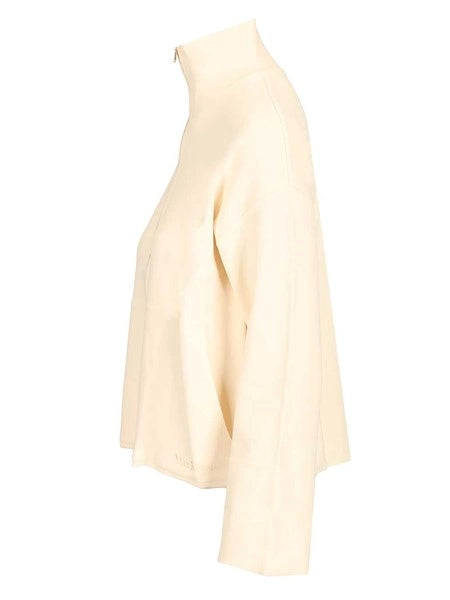 Cardigan in crêpe