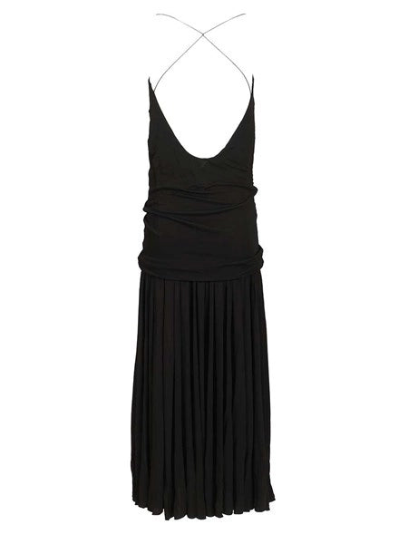 Abito midi in jersey arricciato Abiha