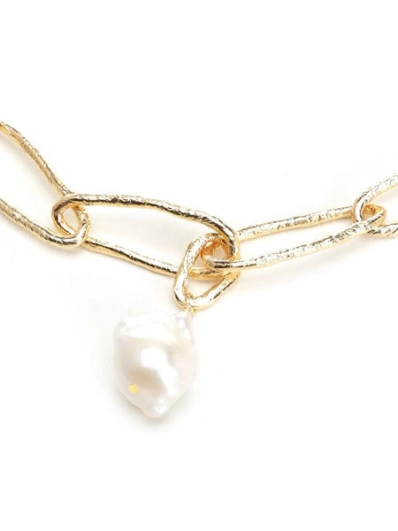 Collier scultura con perla