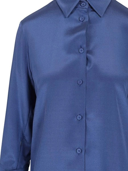 Camicia oversize Voliera in seta