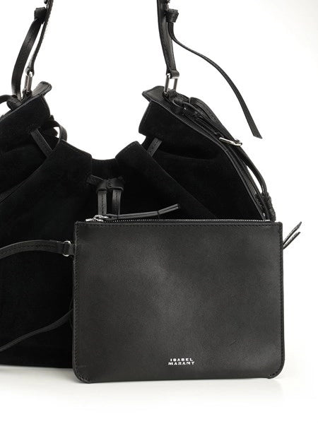 Borsa a spalla "Bolton" Medium in suede