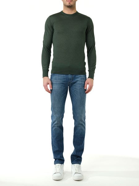 Maglia girocollo verde