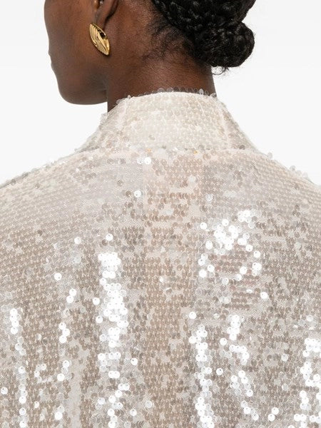 Spolverino con paillette “Liquid Sequins”