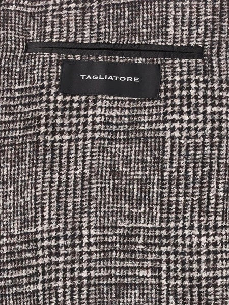 Blazer Principe di Galles in alpaca