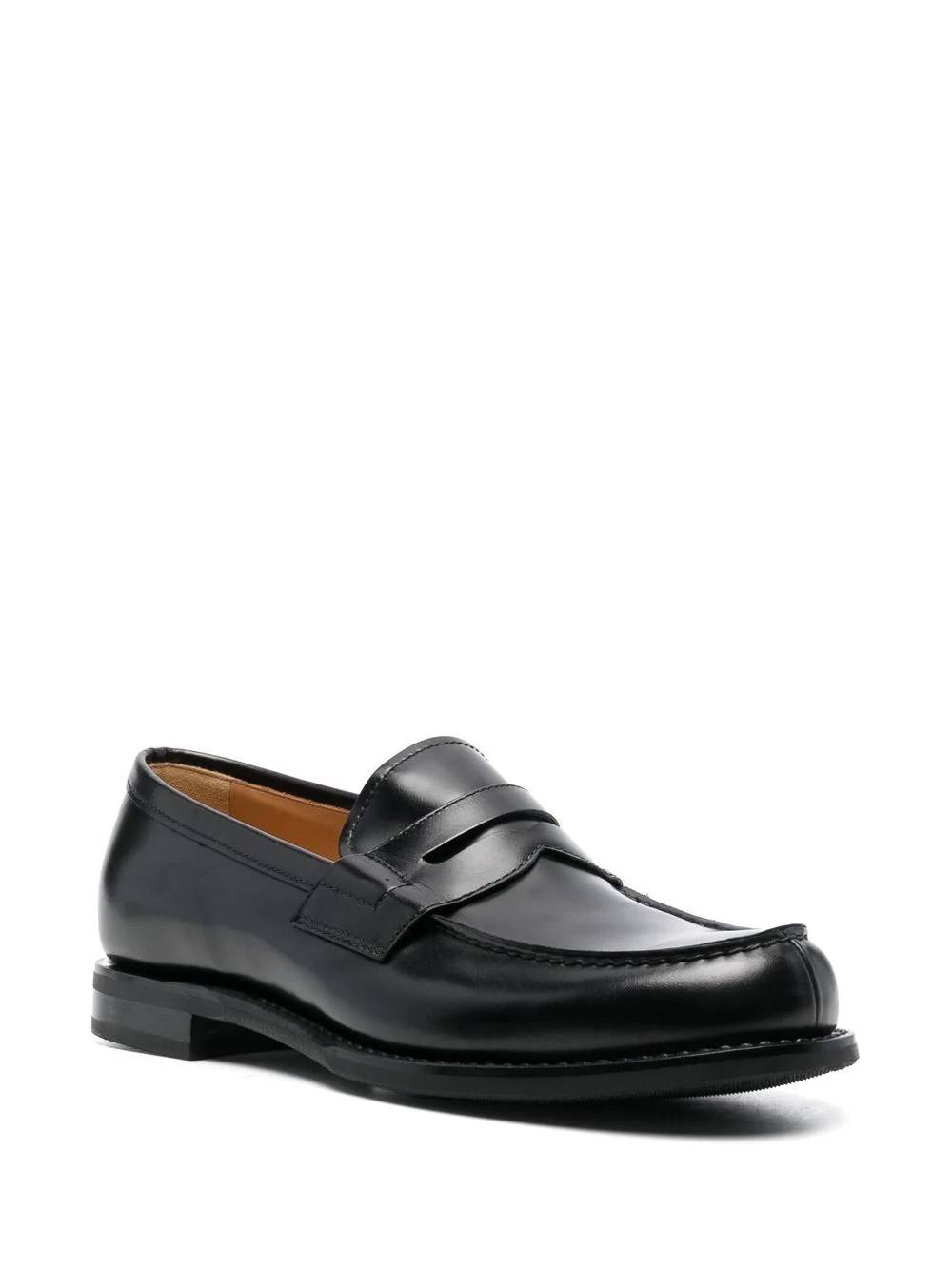 LEATHER PENNY LOAFERS