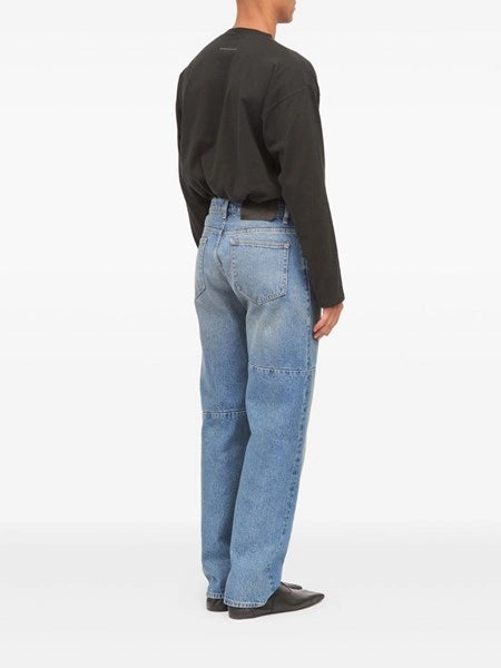 Jeans a gamba dritta