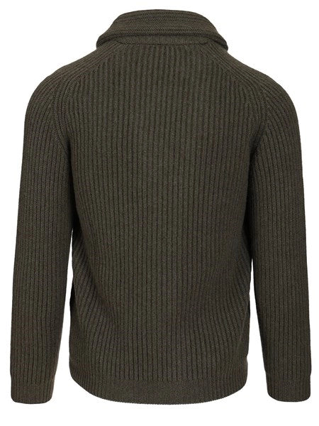 Cardigan scialle in cashmere
