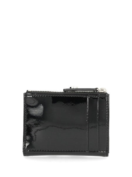 Porta carte sottile con patta