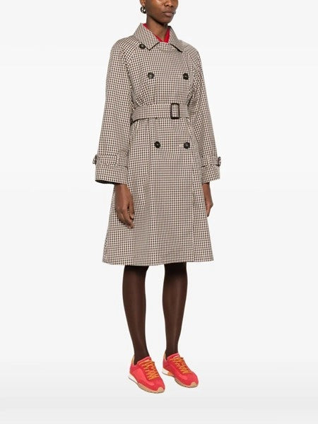 Trench in twill antigoccia