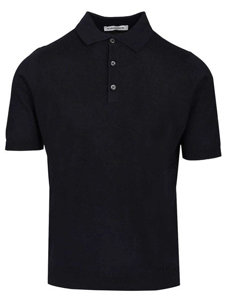 Polo in seta e cashmere