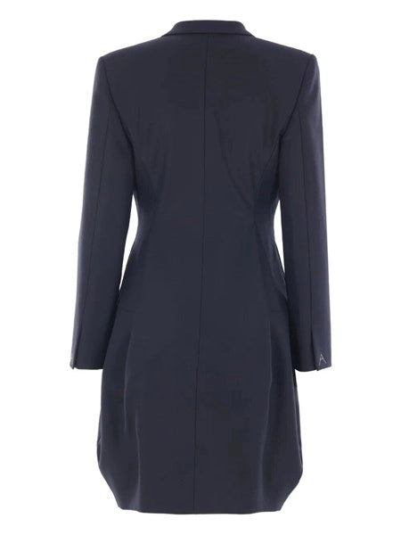 Cappotto doppiopetto arrotondato