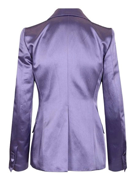 Blazer doppiopetto in raso