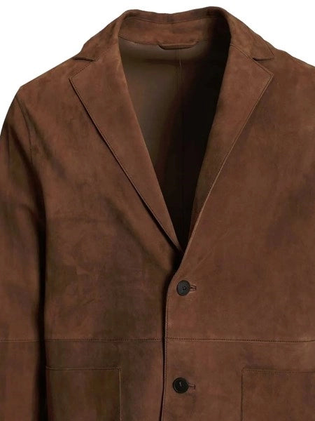 Blazer in suede