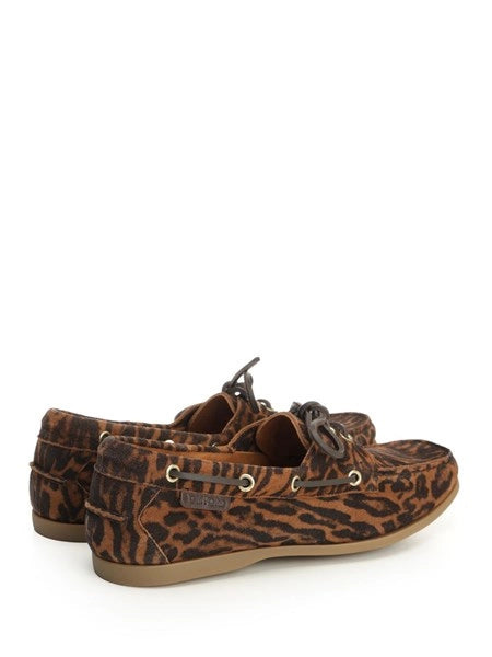 Scarpe da barca in suede