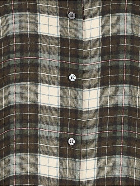 Camicia in twill di seta Check