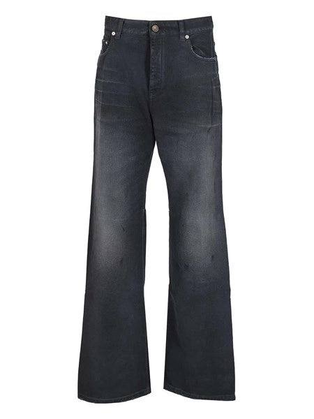 Jeans regular délavé