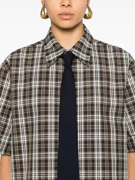 Camicia in cotone compatto