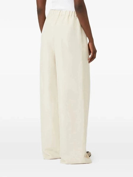 Pantalone in lino e seta