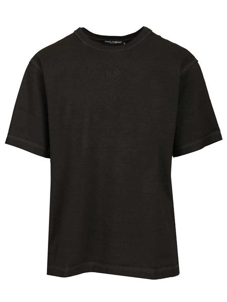T-shirt in cotone con ricamo