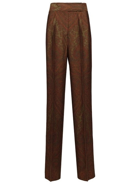 Pantaloni jacquard