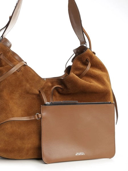 Borsa a spalla "Bolton" Medium in suede