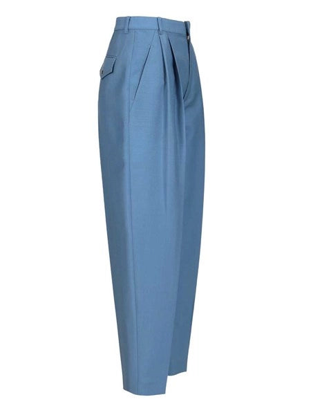 pantaloni montauk in lana e mohair