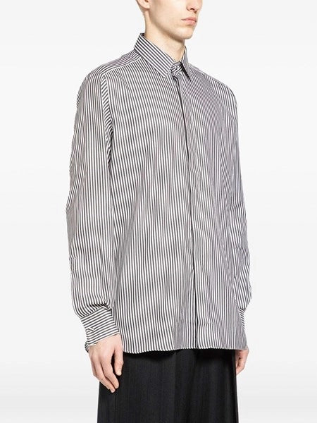 Camicia in cotone e seta