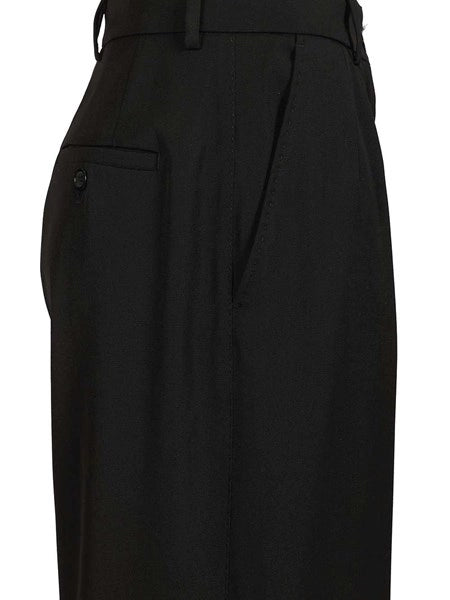 Pantaloni in gabardina di lana