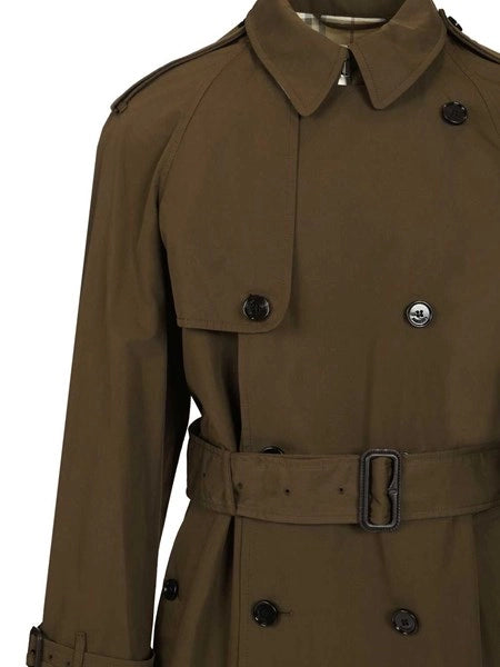 Trench lungo e leggero in cotone
