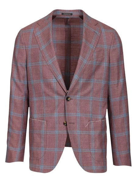 Blazer sfoderato check