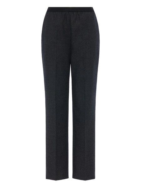 Pantaloni dritti in lana