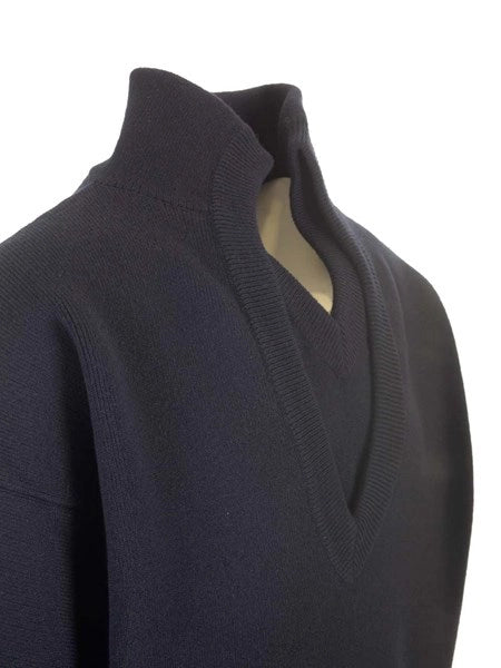 Maglia in lana compatta
