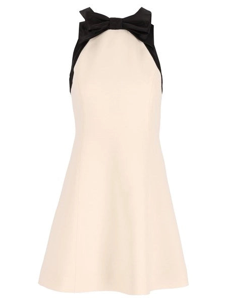 Abito Corto In Crepe Couture