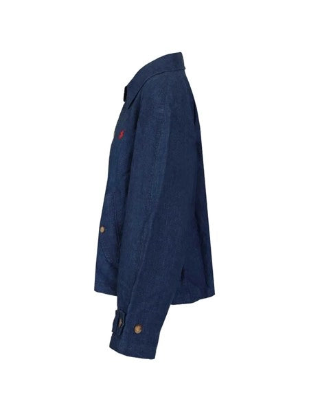 Giacca in lino délavé