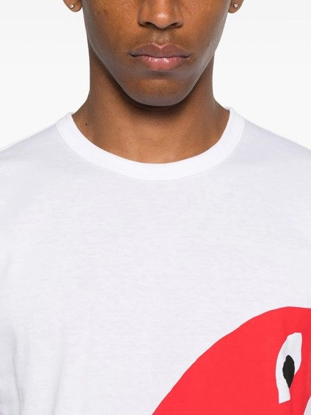 T-shirt in cotone Red heart
