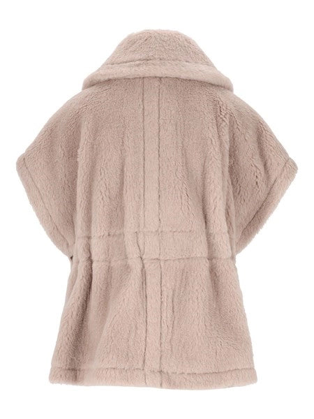 Cappa in Teddy di alpaca e lana