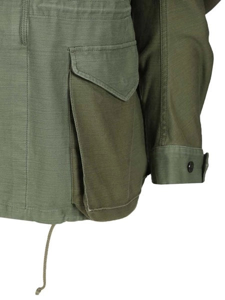 Parka in satin di cotone