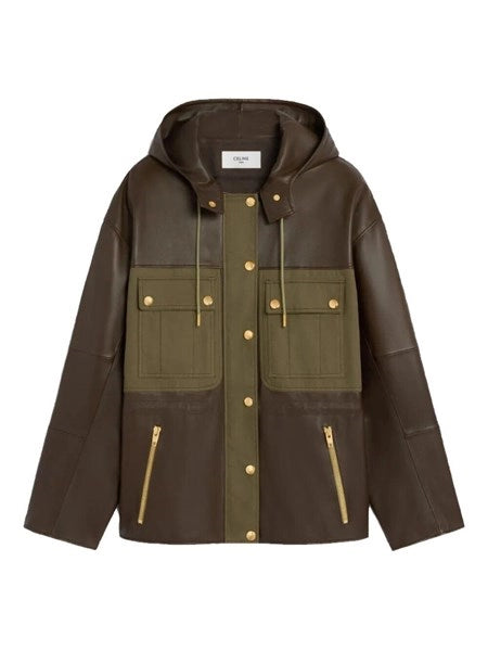 Parka in pelle di agnello