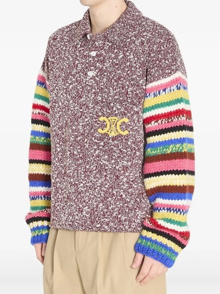 maglia polo in cotone mouline