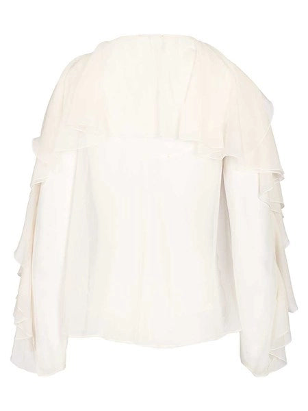 Camicia con volant