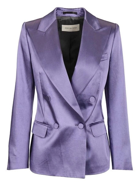 Blazer doppiopetto in raso