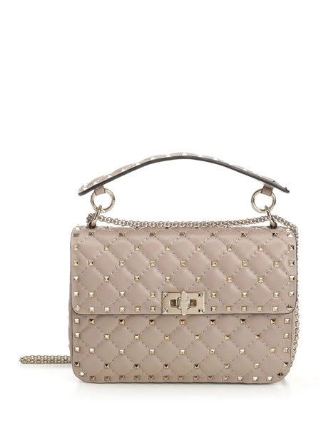 Borsa media con catena "Rockstud Spike"