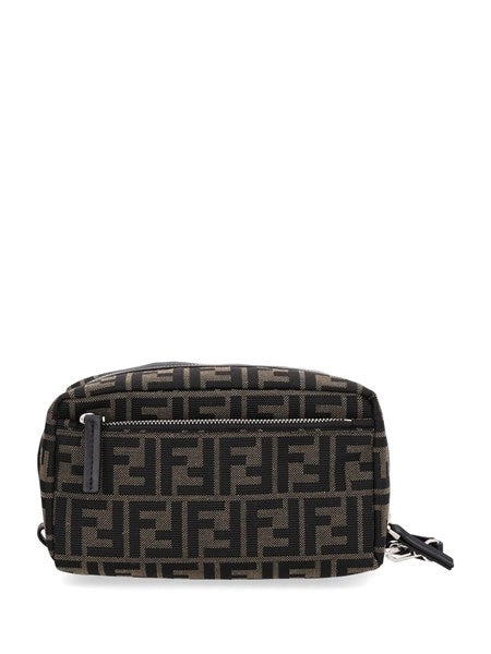 Beauty case piccolo con doppia cerniera