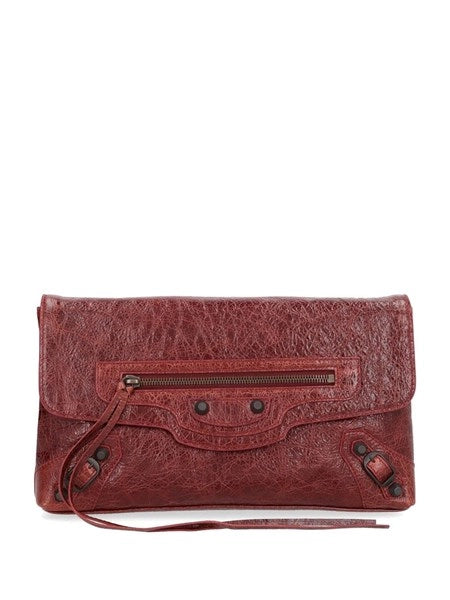 "Le city" clutch in pelle arena