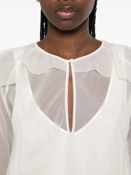 Camicia con volant