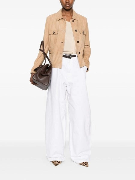 Blazer in suede