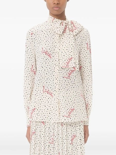 Camicia In Crepe De Chine Bollicine Plus depois