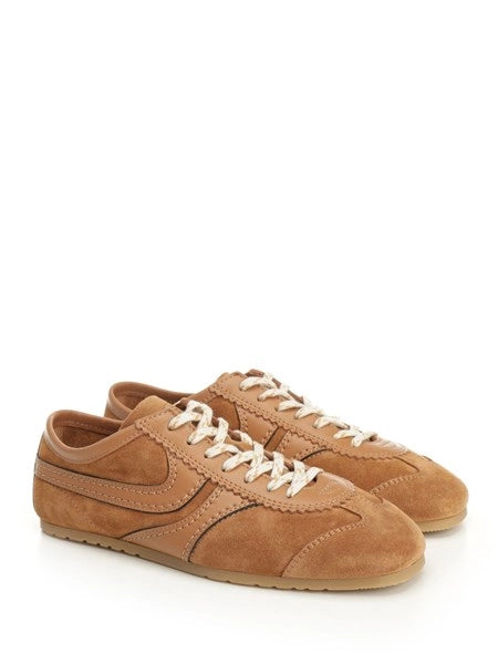 Sneakers in pelle e suede