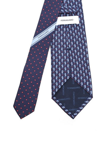Cravatta stampa "Cavalluccio marino"